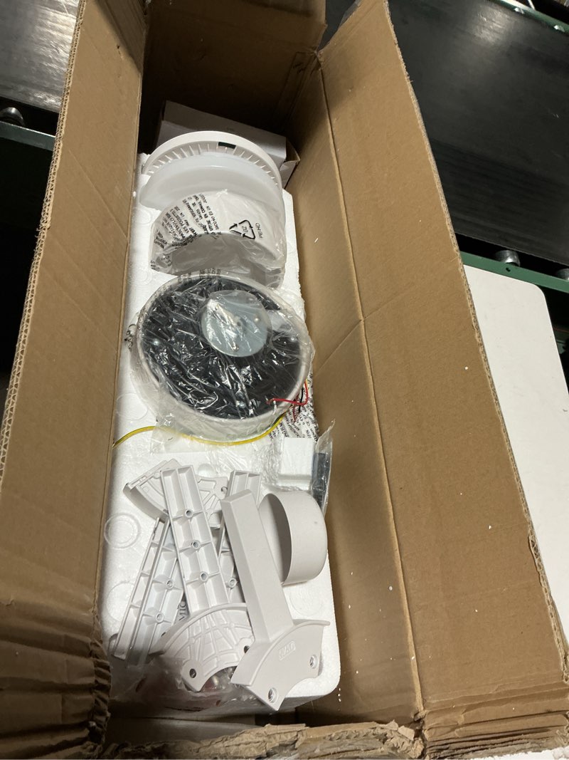 Condition photo showing Good Condition for 72" Large Smart Ceiling Fan with Lights Remote,Silent DC Motor,Control via Voice Alexa Google App,Outdoor Indoor Modern Ceiling Fans for Large Living Room Patios Decks,Dimmable,5 Blades in White&Wood 72inch White & Light Wood