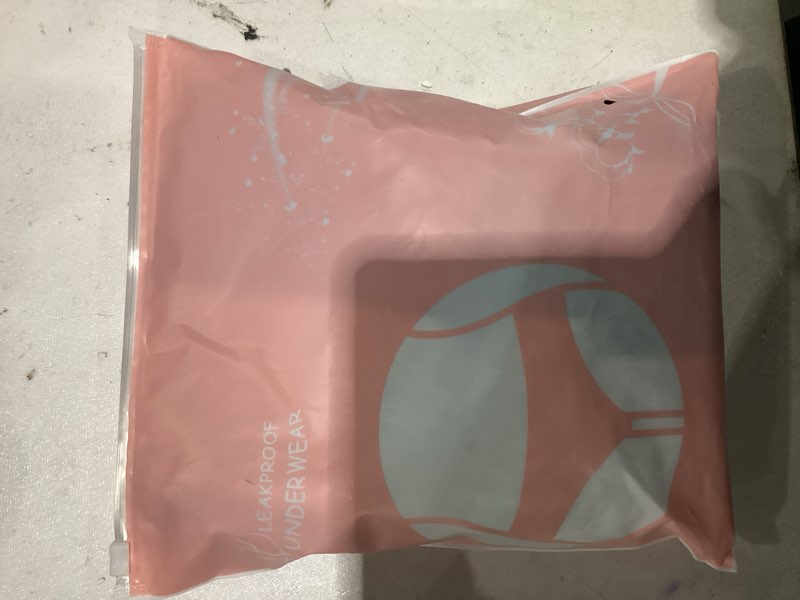 Condition photo showing Good Condition for leakproof incontinence underwear for women, washable reusable cotton briefs with heavy absorbency 50–200ml, bladder control panties for postpartum, menopause (multi color, small) multi color small