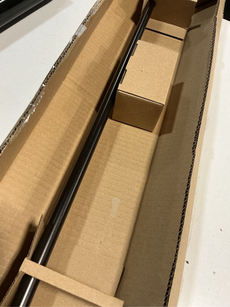 Condition photo showing Good Condition for amazon basics room darkening blackout curtain rod - 28" to 48", dark bronze (espresso) bronze 28" to 48" single rod