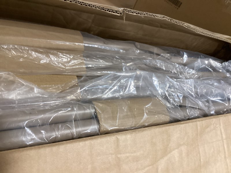 Condition photo showing As Is for Sweetcrispy Folding Chair 8 Pack, Leather Padded Folding Chairs, Sturdy Metal Foldable Chairs, Easy to Use and Store, Outdoor and Indoor, for Home, Office, Party, Comfy, Kahki Kahki 8 Pack Incomplete 