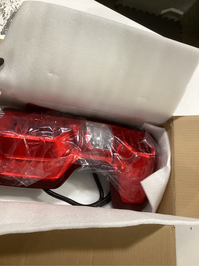 Condition photo showing Good Condition for OKLPF Rear Brake Tail Lights Compatible With 2019 2020 2021 2022 2023 2024 Chevy Silverado 1500 2500HD 3500HD,Replacement Red Taillight Assembly,Included Bulbs and Harness,Right Passenger Side