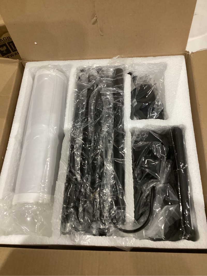 Condition photo showing Good Condition for Floor Lamp with Linen Shade - 62" Dimmable LED Standing Lamp with Remote Control, 9W E26 Bulb Included, 3000-6000K, Modern Floor Reading Light for Bedroom Living Room Office Corner, Black Beige