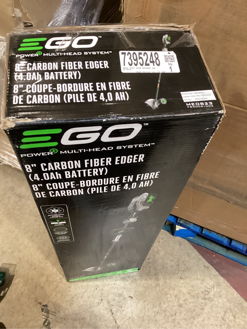 Condition photo showing Good Condition for ego power+ multi-head system carbon fiber 56-volt 8-in handheld attachment capable battery lawn edger 4 ah (battery included) (charger included)