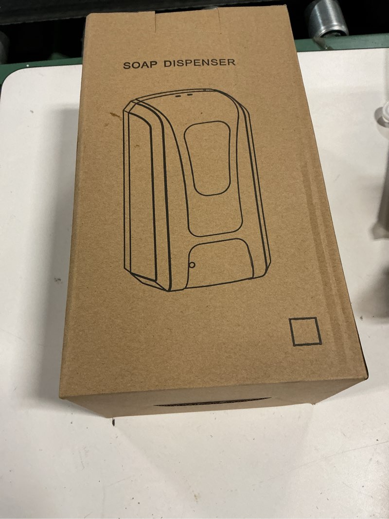 Condition photo showing New/Like New for automatic touchless gel hand sanitizer / soap dispenser - 1200 ml, white