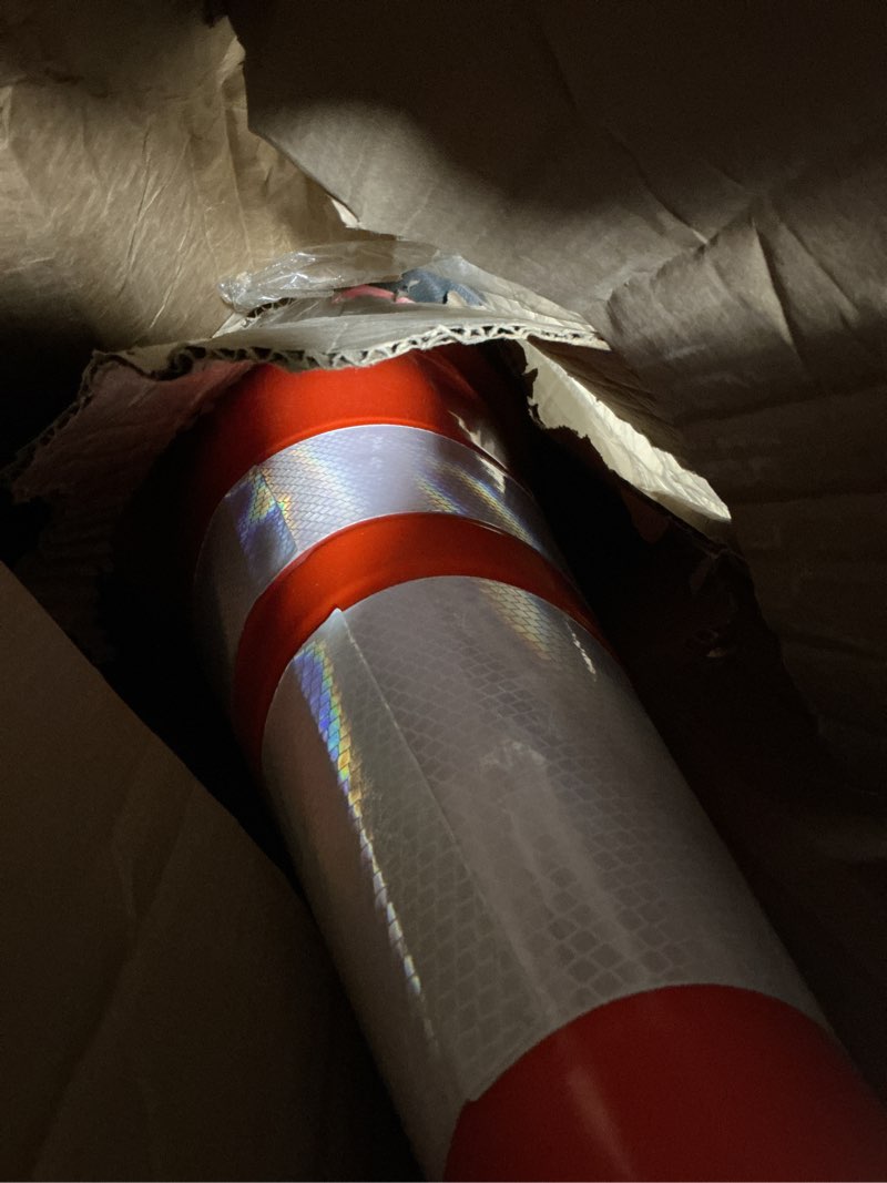 Condition photo showing Good Condition for xpose safety 28 inch orange traffic cones heavy duty 10lb with 6" & 4" collars, 6 pack - multipurpose pvc plastic safety cone for parking, soccer, caution, kids and construction - dot approved 28" 10lb. cone orange/black 6