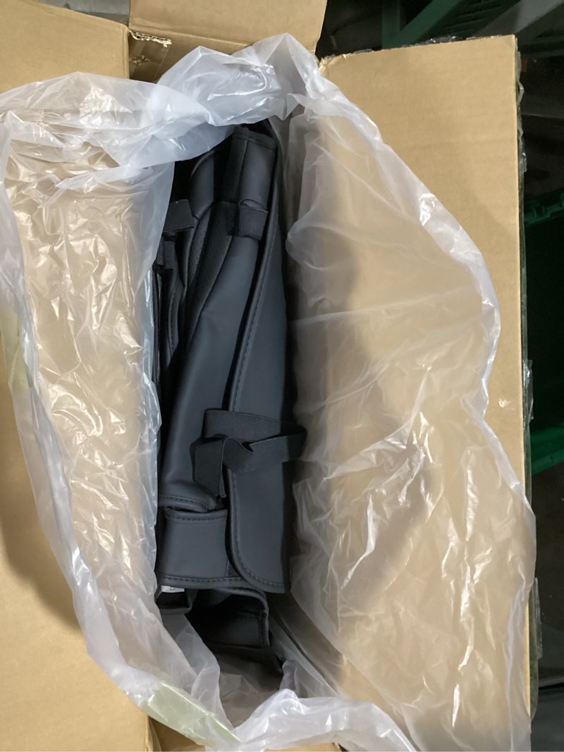 Condition photo showing As Is for seat covers for f150 xl xlt stx 2021-2026 2025 2024 2023 2022 supercrew cab, accessories for f150, truck seat protection, durable easy-cleaning leather, not for 40/20/40 bench front seat(jump seat) black-a