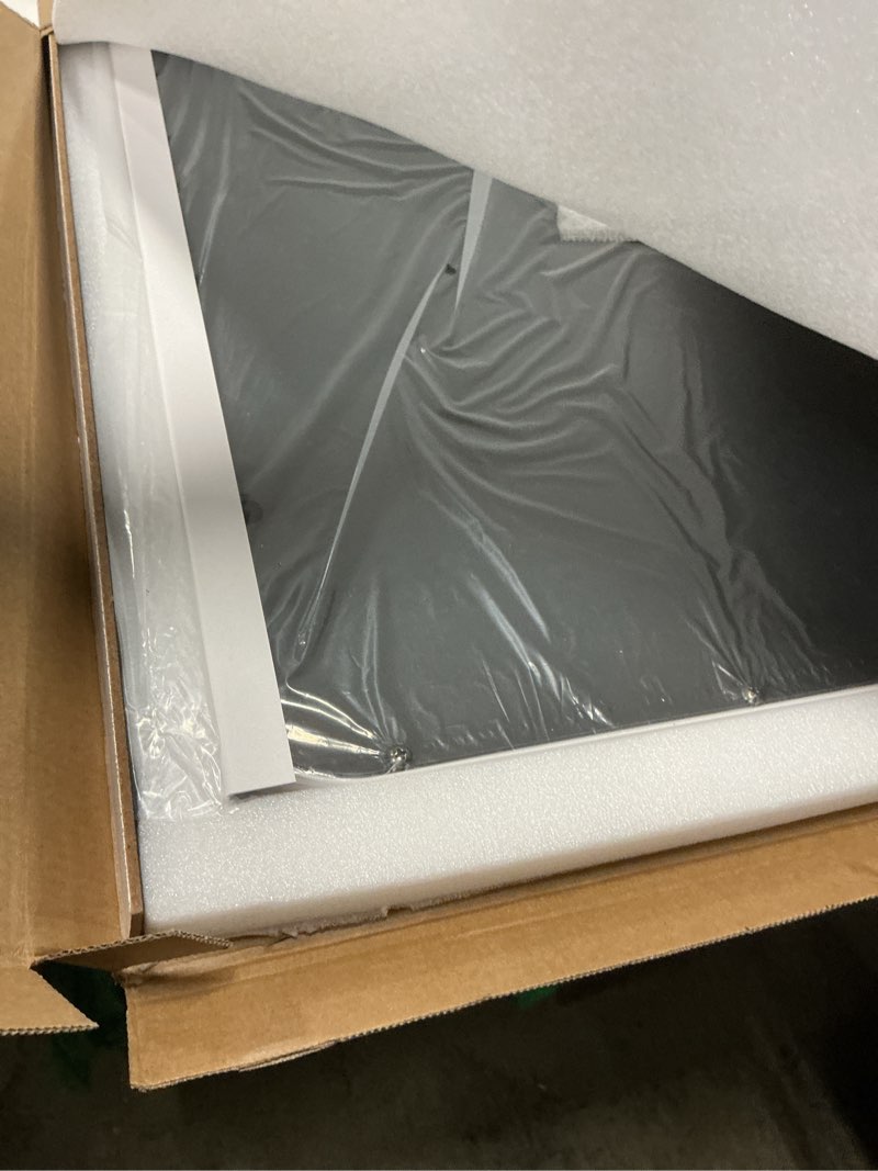 Condition photo showing Good Condition for ROLOVE 23x18 Inch Vanity Mirror with Lights, 3-Color Modes, Dimmable LED Mirror with Touch Control - Large Makeup Mirror for Dressing Room (Wall/Tabletop Mount) White 23"x18"