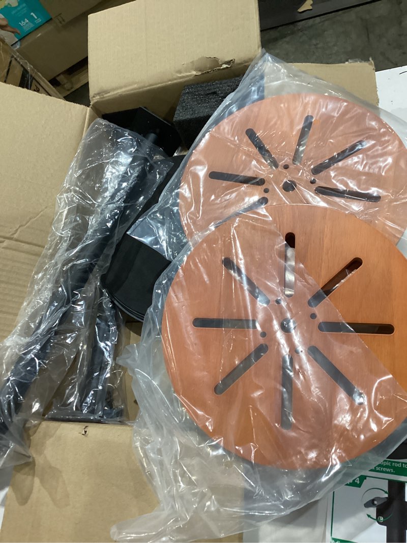 Condition photo showing Good Condition for kate and laurel engles traditional adjustable-height pedestal drink table