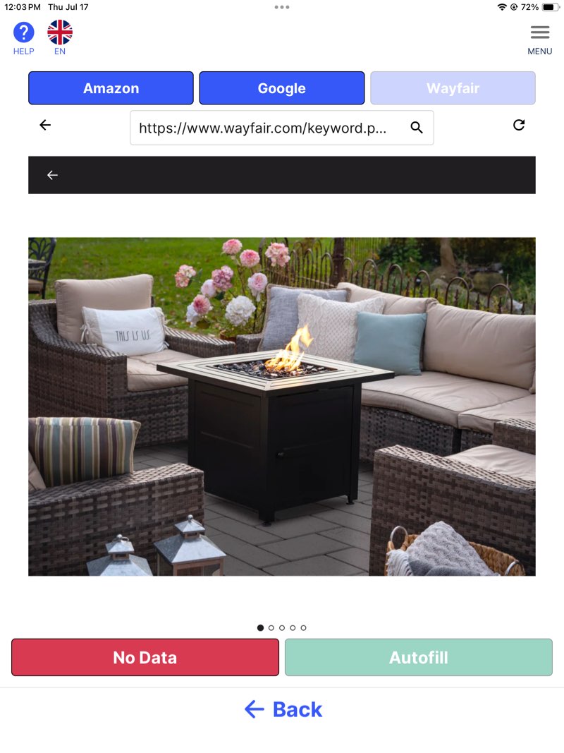 Endless Summer, 30\" Square LP Gas Outdoor Fire Pit with Modern Steel Mantel SIMILAR TO STOCK PHOTO