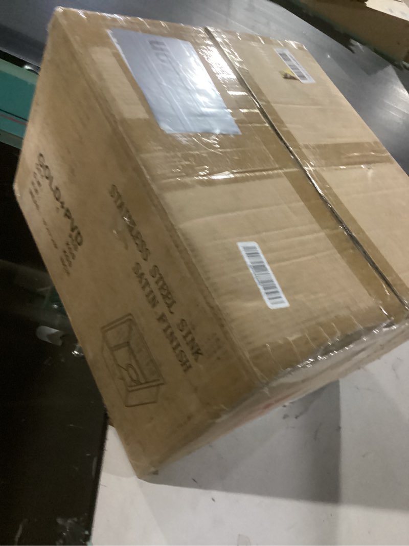 Condition photo showing New/Like New for gold bar sink undermount, 15 x 17 inches small kitchen prep sink for wet bar outdoor rv 16 gauge sus304 stainless steel single bowl brushed gold 15"x17"x10"