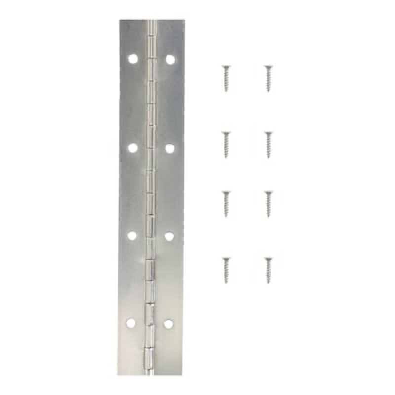 RELIABILT 72-in H Satin Nickel Piano/Continuous Interior Door Hinge