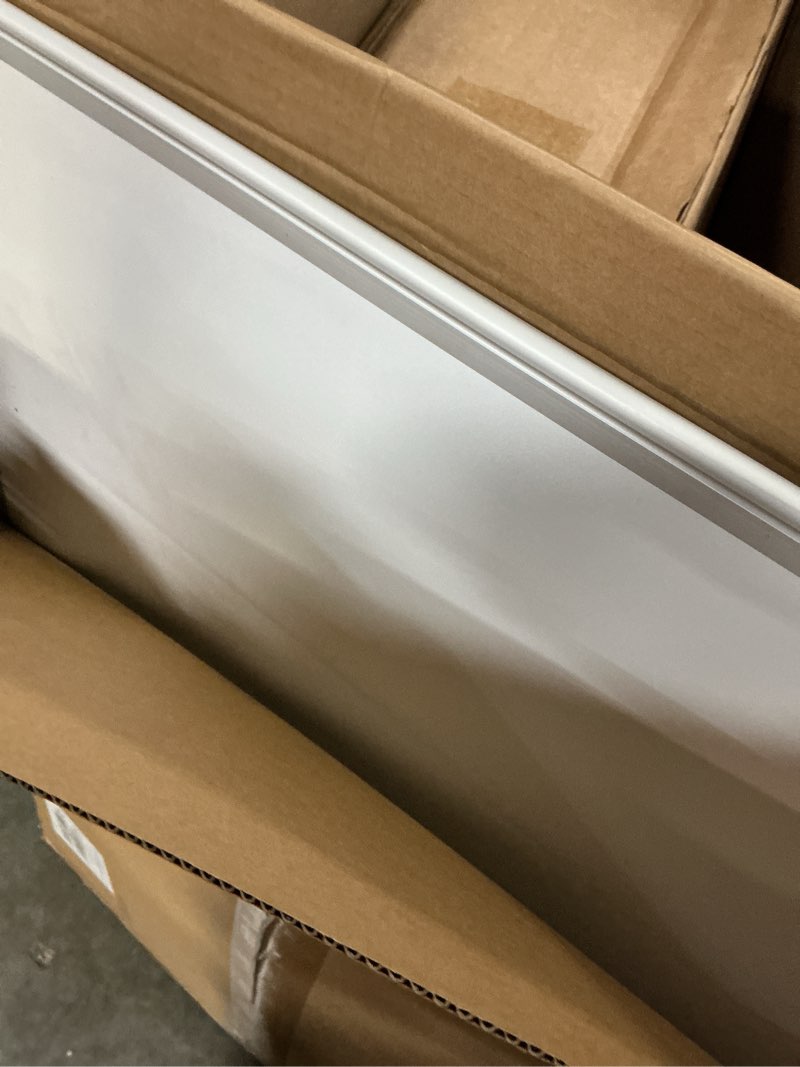 Condition photo showing Good Condition for vusign 36" x 24" magnetic whiteboard for wall, dry erase board with silver aluminum frame, hanging white board for office, home, classroom – includes 1 eraser, 2 multicolor markers & 4 magnets