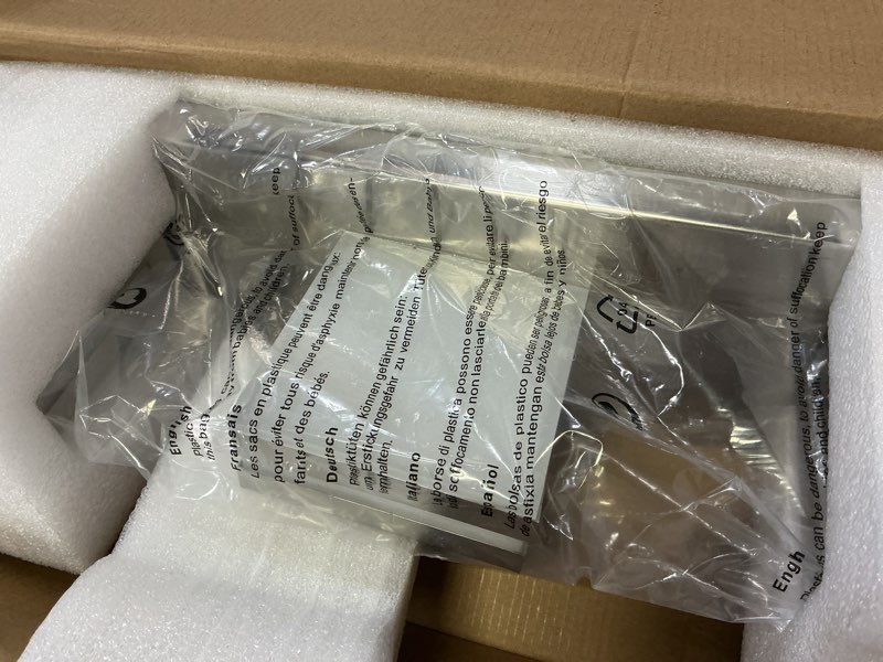 Condition photo showing Good Condition for OKELI 3 Light Bathroom Vanity Light Brushed Nickel Modern 24W LED Dimmable Vanity Light Over Mirror 350° Adjustable Lamp Head Cold White 6000K ETL Listed 22Inch Brushed Nickel - Dimmable 3-Light, 22 Inch