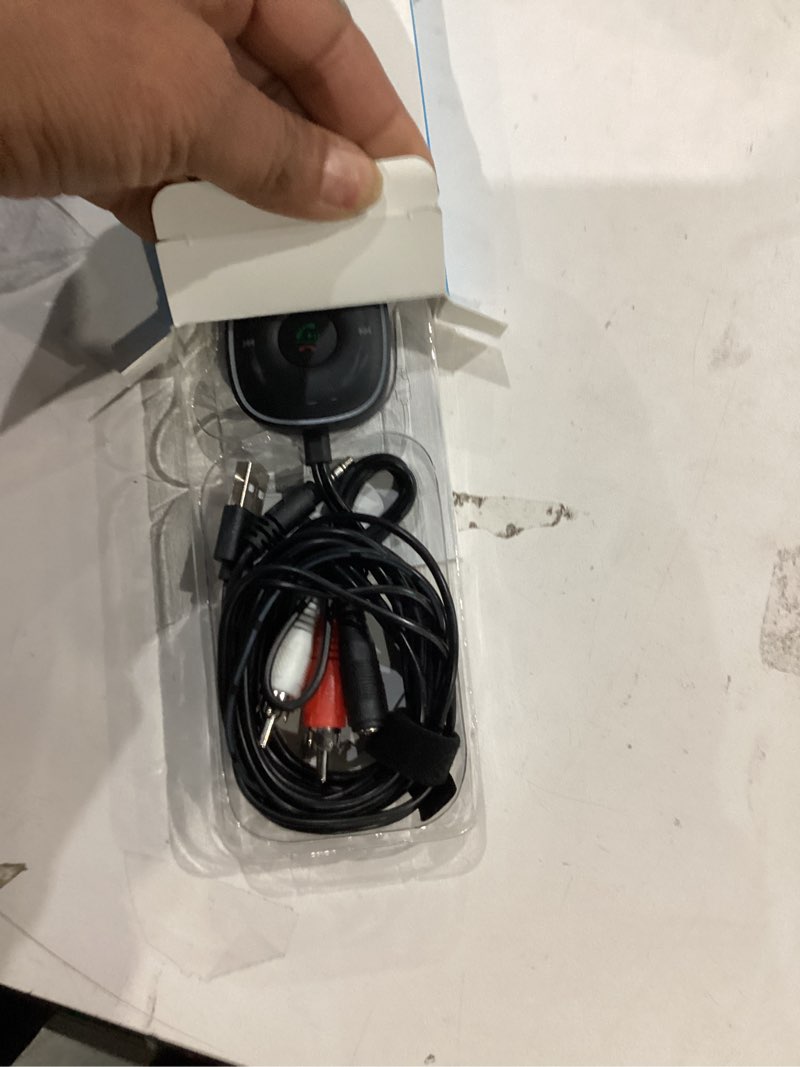 Condition photo showing Good Condition for bluetooth 5.3 aux car adapter, sonru bluetooth receiver for car [dual connection & mic noise cancellation], aux adapter with plug-and-play for music/hands-free calls/stereo audio black
