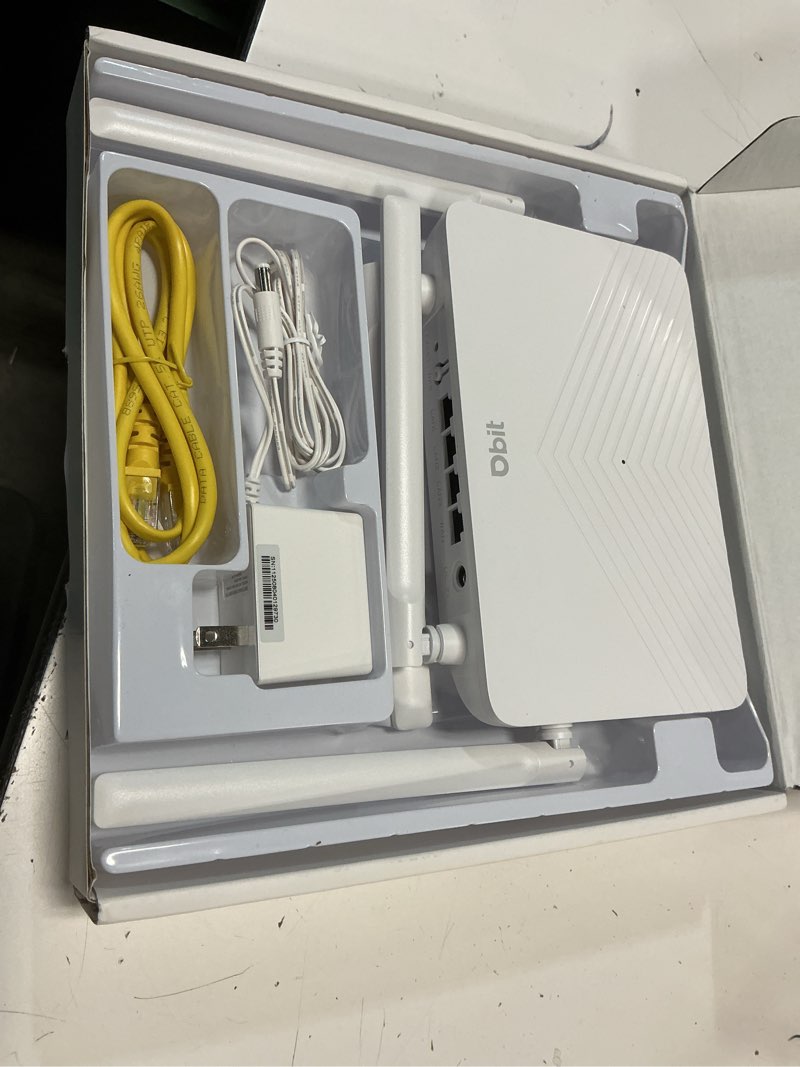 Condition photo showing Good Condition for dbit ac1200 dual band mesh wifi router long range wireless internet router with 4 x high-power fems, 4 x 10/100/1000 mbps gigabit ports, wpa3 security, parental controls, guest network (t18-21k pro) gigabit ac1200 | enhanced version
