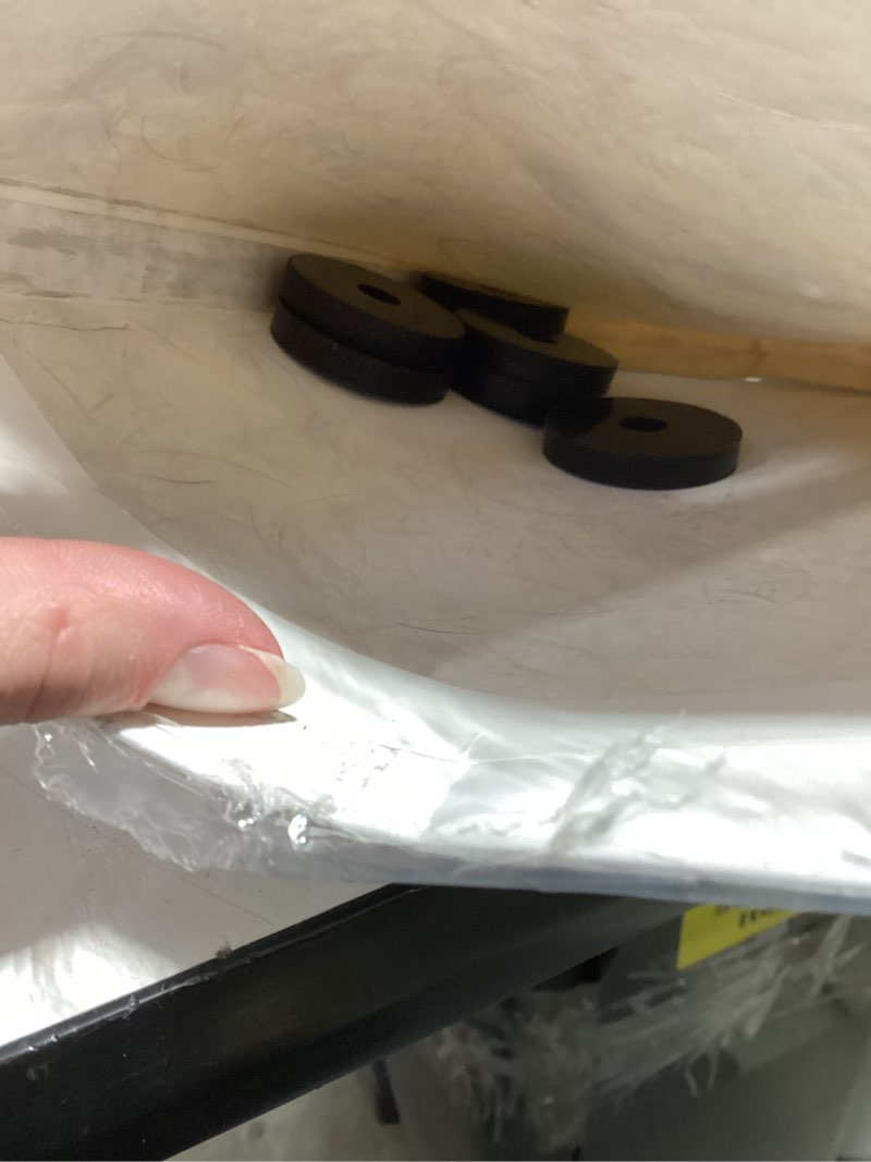 Condition photo showing As Is for 1 1/2 od x 3/8 id x 1/4 inch thickness rubber spacer flat rubber bushings neoprene washers for screws bolts faucet household appliances