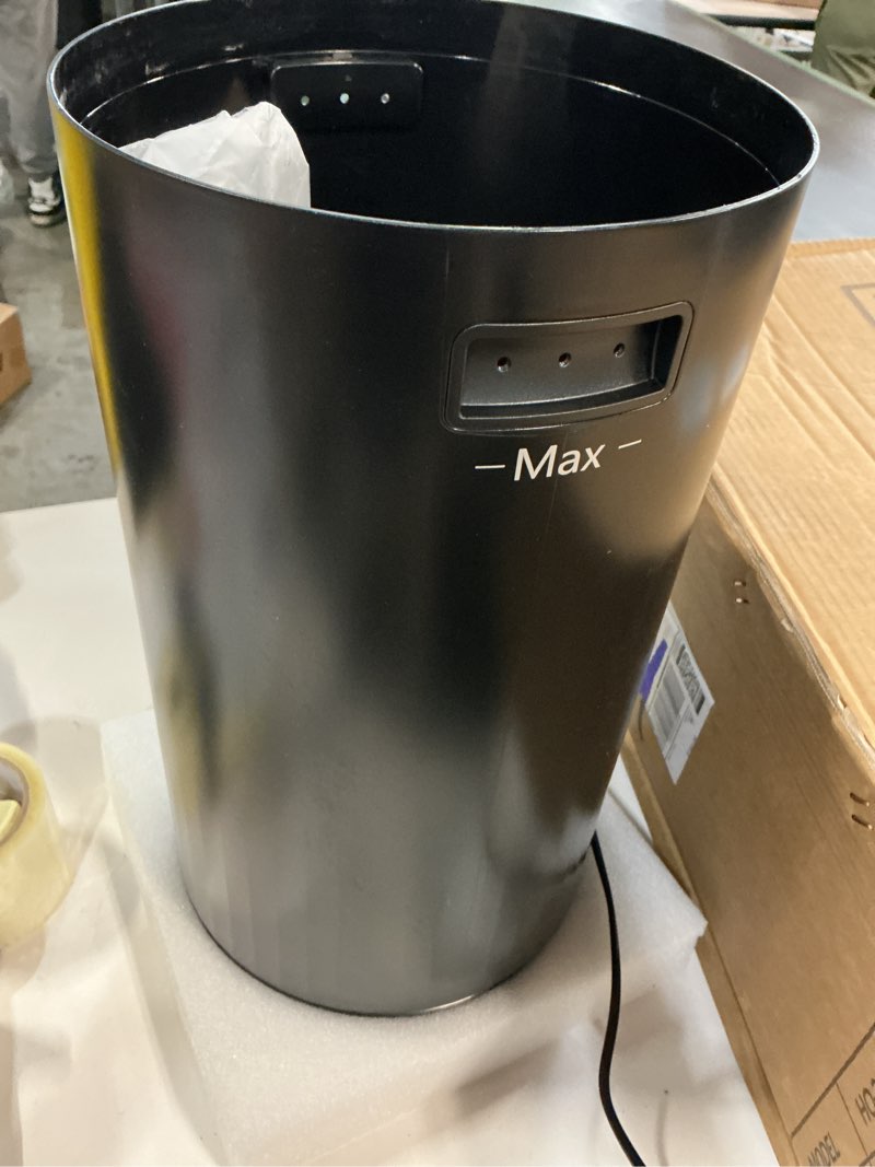 Condition photo showing As Is for Humidifiers for Large Room Home Bedroom 2000 sq.ft. 17L/4.5Gal Large Humidifier with Extension Tube & 4 Speed Mist,Top Fill Wholehouse Humidifier with 360°Nozzle for Plant Commercial Greenhouse(Black)