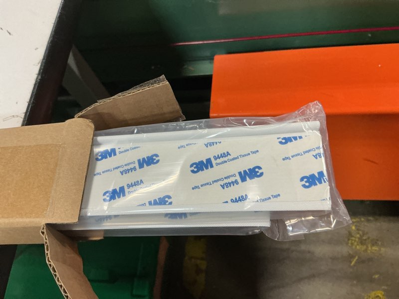 Condition photo showing Good Condition for door coner seal, peel and stick weather stripping gap filler for side of door window jambs, light noise draft stopper with self adhesive, 1.8in(w) × 44in(l), 4 pack,white 1.8in(w) × 44in(l), 4pcs white