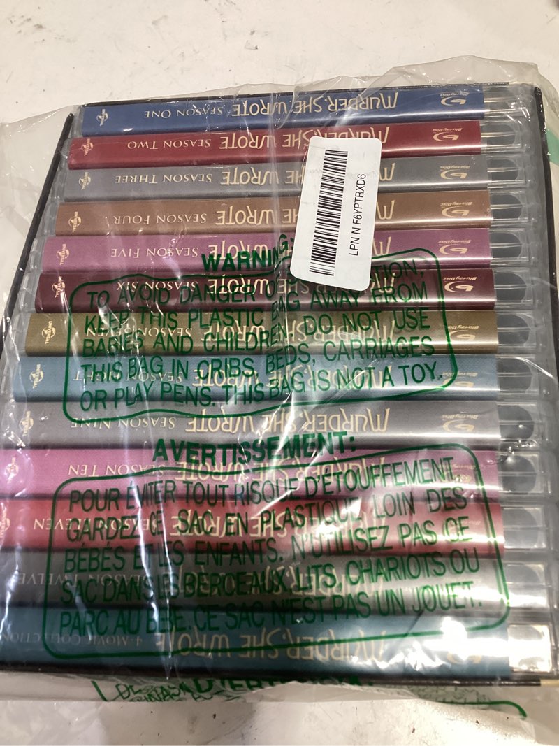 Condition photo showing As Is for murder, she wrote: the complete series