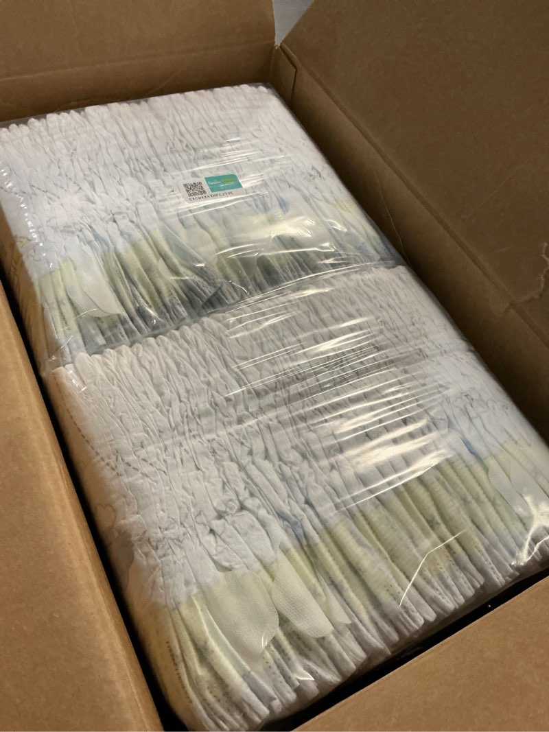 Condition photo showing Good Condition for pampers swaddlers diapers, size 5 (20-37 lbs), 132 count, absorbent, keeps baby dry and comfortable, skin safe disposable baby diaper (packaging may vary) size 5 132