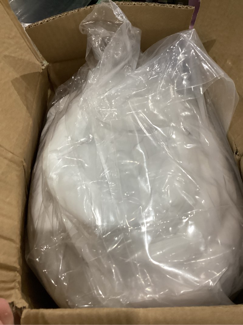 Condition photo showing Good Condition for Cooling Mattress Pad Cover, with 100% Cotton Cover and Mesh Shell Underlay, Snow Fiber Filled, Soft, Temperature Regulated, Premium Mattress Protector, Machine Washable (Queen (60x80 inch), Grey) Queen Mattress Pad -Grey Color