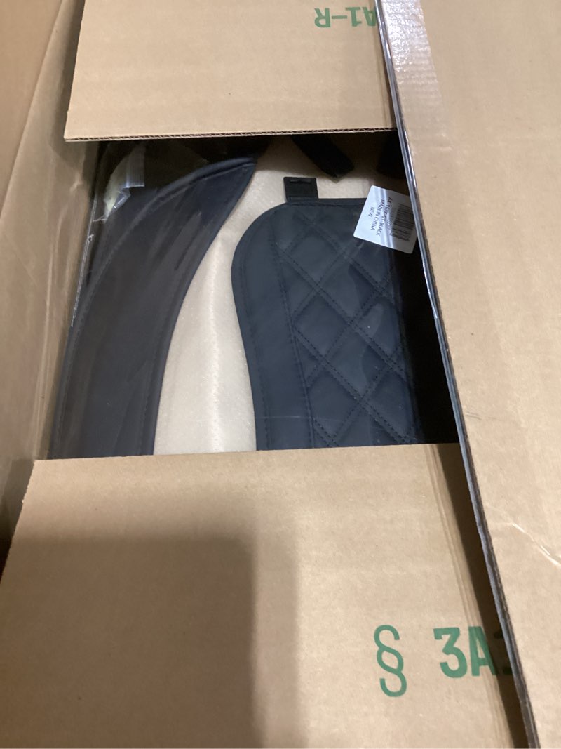 Condition photo showing Good Condition for Aierxuan Full Set Car Seat Covers Custom Fit 2009-2025 Ford F150 Crew Cab and 2017-2025 F250 F350 F450 Super Duty Pick-up Truck, Automotive Vehicle Cushion Cover with Waterproof Leather (Black) Black 5 pcs Full seat cover