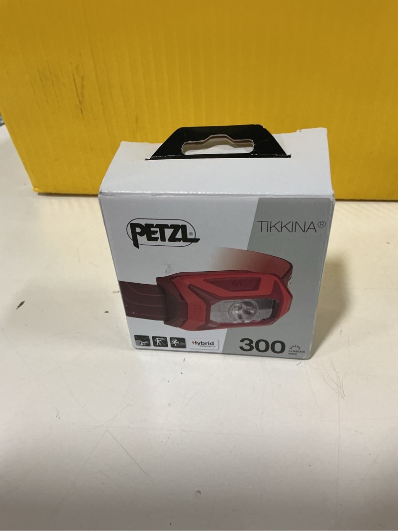 Condition photo showing New/Like New for PETZL ACTIK Headlamp (450 Lumens) with Multi-Beam and Red Light - Red (Classic) One Size Red/Red