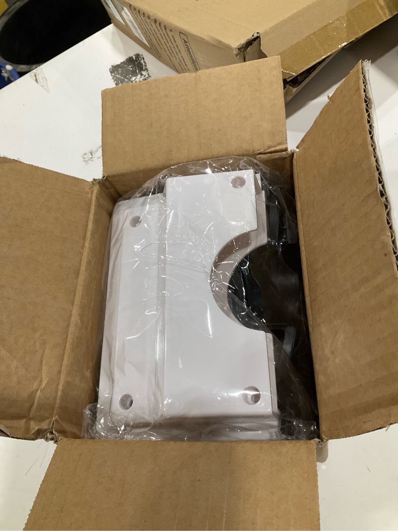 Condition photo showing Good Condition for hvac wall penetration and line-set cover kit, separable ac line setting wall cover plate kit with soft gasket, cover for indoor and outdoor air conditioner systems (white, 2-3/8 in) white 2-3/8 in