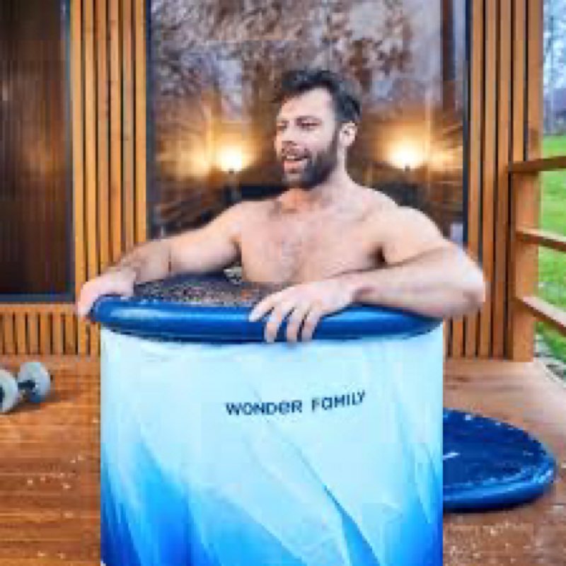Cold Plunge Tub - Ice Bath Tub - Portable Bathtub for Adults - Ice Pod for Athletes Recovery - Cold Water Therapy Training Relaxation for Outdoor