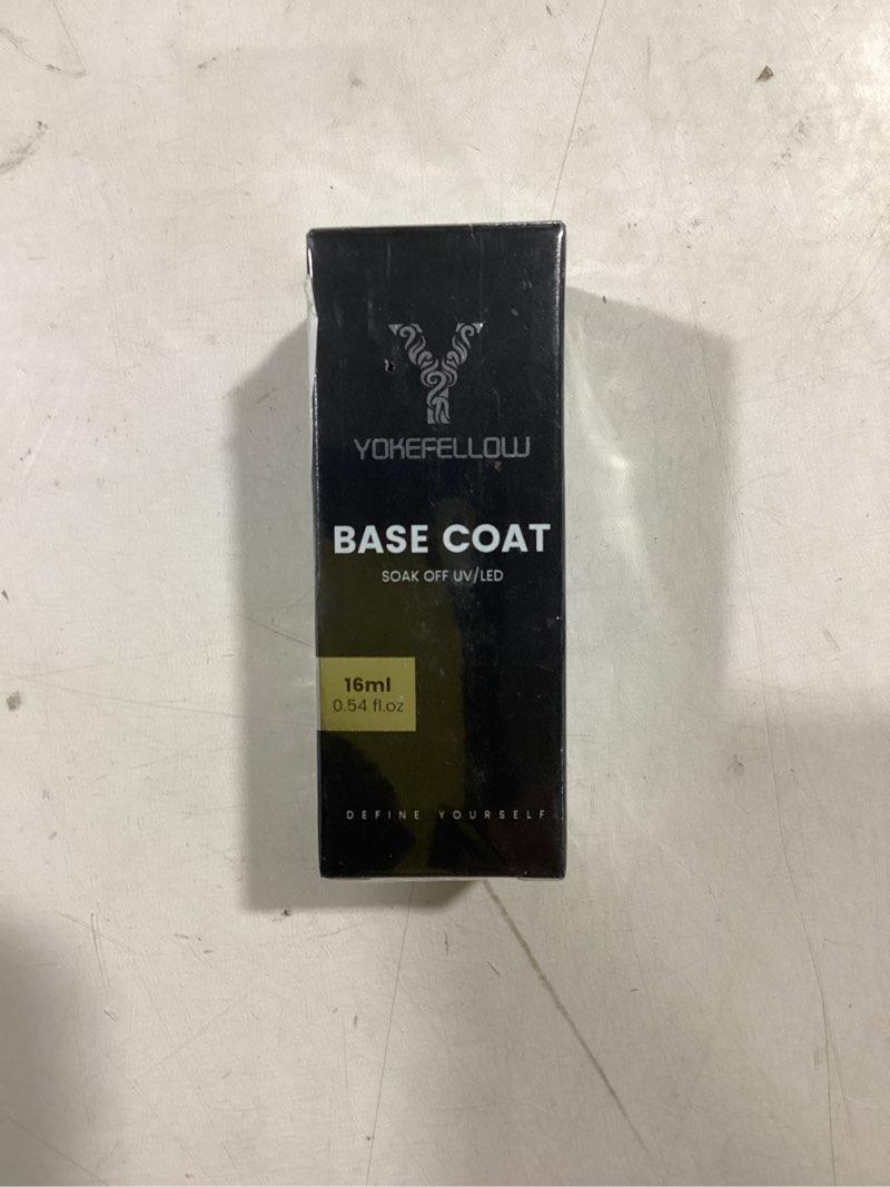 Condition photo showing New/Like New for YOKE FELLOW Base Coat Nail Polish - 16ML No Wipe Base Coat for Soak Off LED Nail Lamp Nail Polish Gel Upgraded Long-Lasting DIY Home and Nail Salon