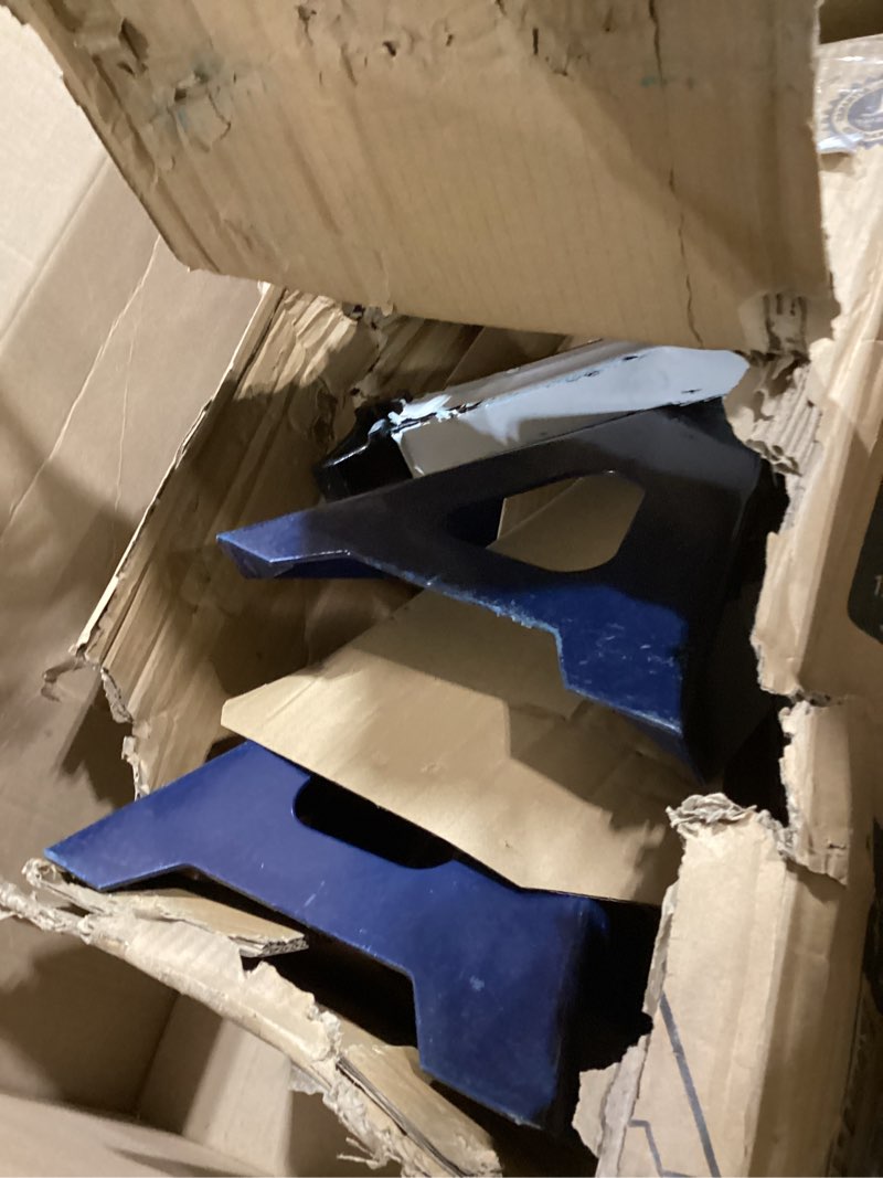 Condition photo showing Good Condition for big red at46002aur torin double locking steel jack stands, 2 pack, 6 ton (12,000 lb), blue double locking blue 6 ton