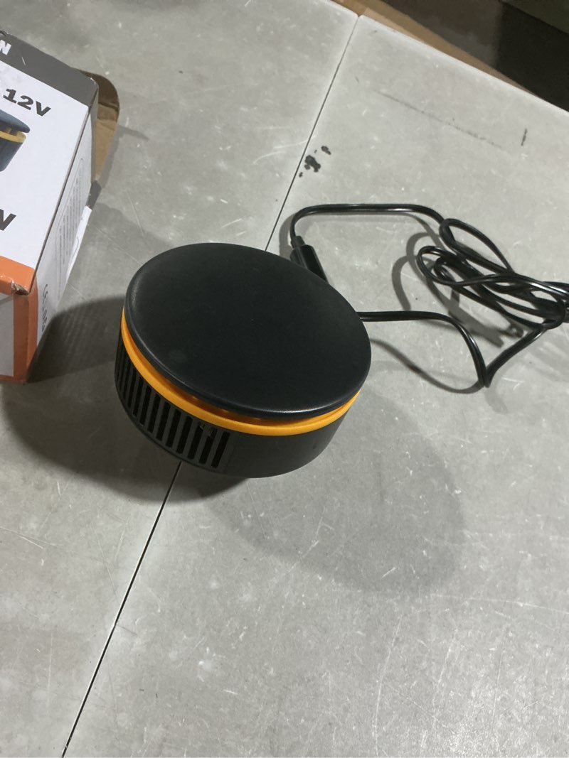Condition photo showing Good Condition for 12v car heater, portable car demister windshield defogger and defroster portable heater for car car heater that plugs into cigarette lighter, car defroster windshield demister(orange black)