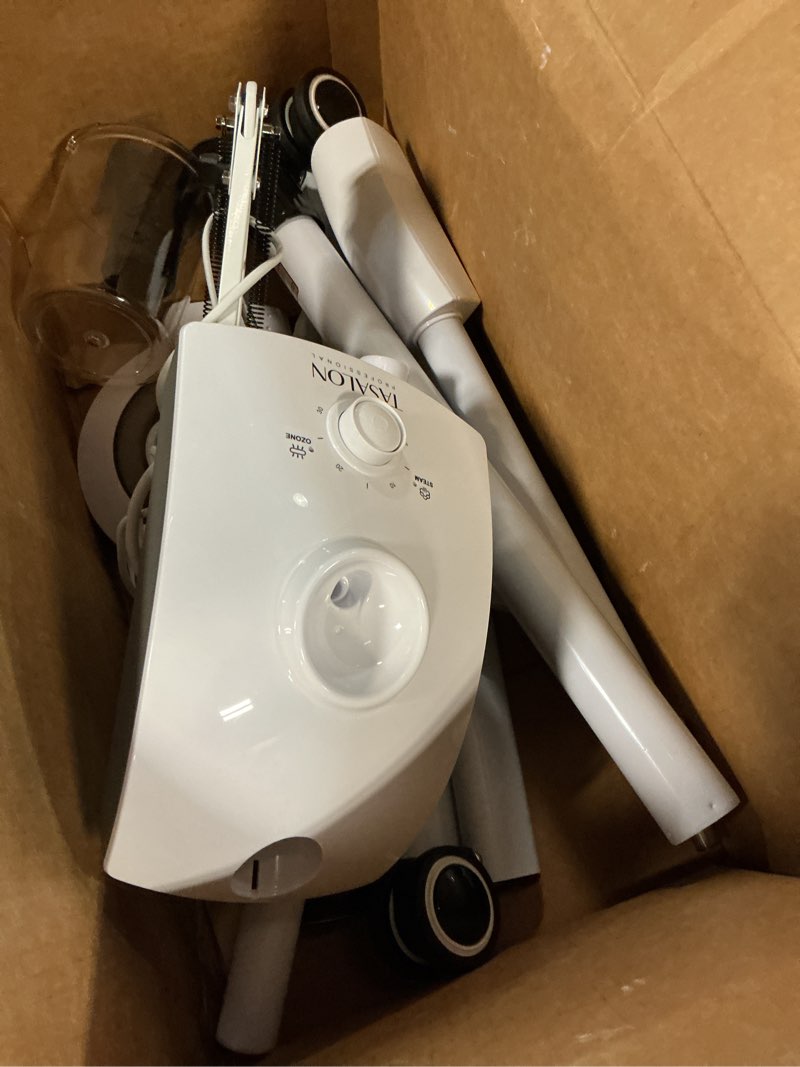 Condition photo showing As Is for tasalon professional facial steamer with 5x magnifying lamp for esthetician | 2 in 1 facial steamer, 750ml large capacity tank, ozone esthetician steamer with hot steam for home use and salon spa