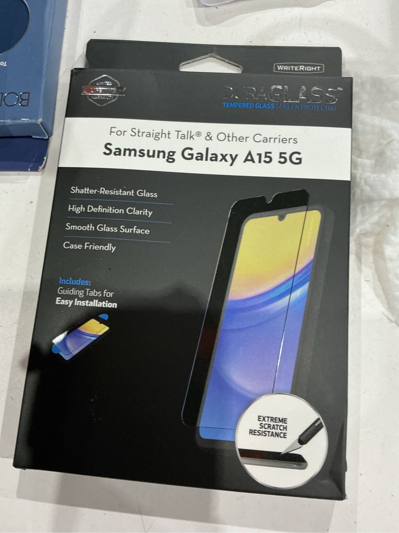 Condition photo showing New/Like New for duraglass tempered glass screen protector for samsung galaxy a15 5g