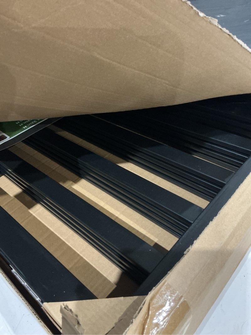Condition photo showing Good Condition for zjsf freestanding indoor dog gate for house foldable wood puppy gate for doorways pet gate for stairs extra wide pet fence, black, 24" height 4 panels black ?4 panels?80''w x 24''h