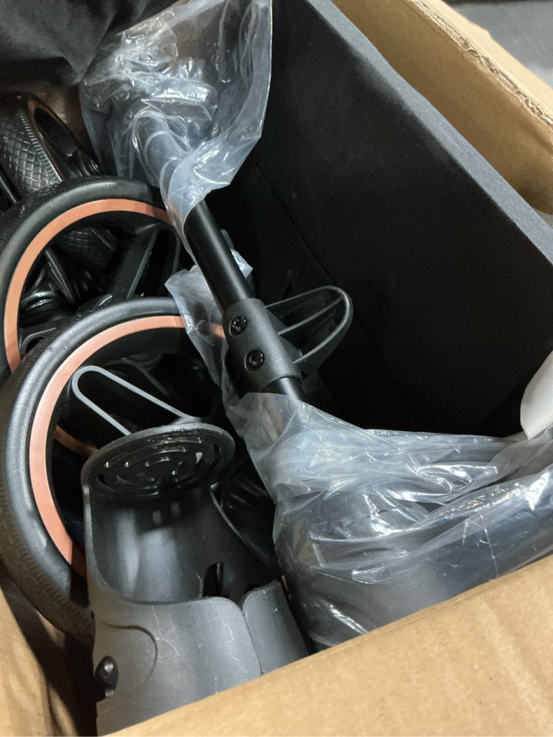 Condition photo showing Good Condition for Gravity Folding Baby Stroller - Portable Travel Toddler Stroller w/Adjustable Backrest, Canopy & Cup Holder, Lightweight and UV Protected, One-Hand Automatic Folding - Dark Gray