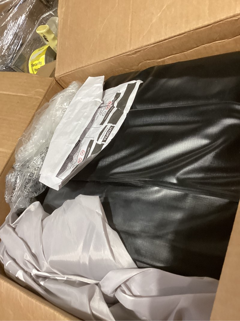 Condition photo showing As Is for OhGeni Queen Air Mattress with Built in Pump, Inflatable Blow Up Mattress 18 Raised Comfort,Upgraded Surface Portable Mattress, Air Bed for Camping, Home and Guest, Colchone Inflable, 650 lbs Max Queen 18''Black(Easy Access Height)