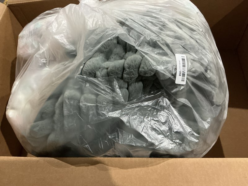 Condition photo showing Good Condition for bedsure comfyfleece™ cute cat couch for pets - as seen on tv on good day new york, small medium dog bed, supportive couch bed for small dogs, 30 inch, warm grey 30x20x10" warm grey