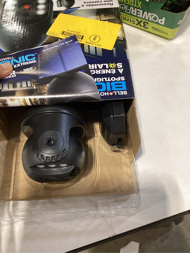 Condition photo showing Good Condition for bell+howell bionic spotlight extreme 360 - solar powered outdoor lights, rain and snow resistant, wireless w/motion sensor outdoor for yard, garage, lawn, patio and garden as seen on tv
