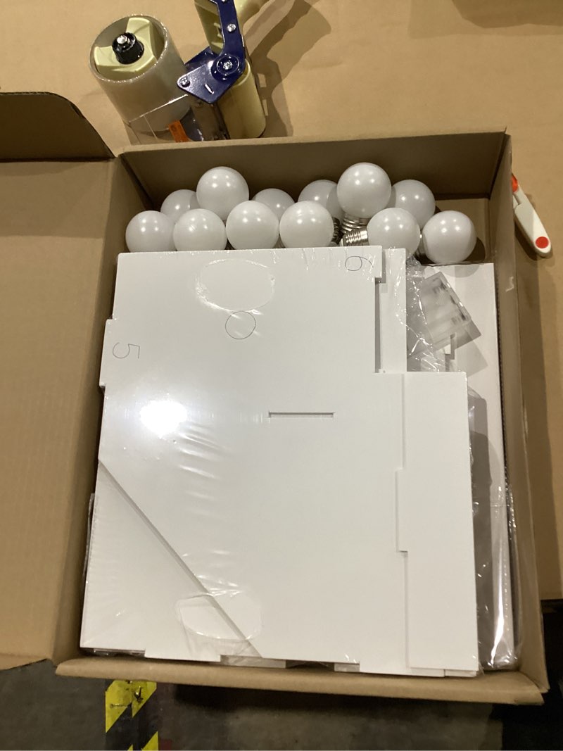 Condition photo showing New/Like New for 4FT Marquee Light Up Numbers - Cool White Light Up Numbers 5 with Fixed Water Bag, Party Decoration Large Marquee Light Up Numbers can Be Used for Wedding Decoration, Birthday Party Decoration Number 5 Cool White 4ft