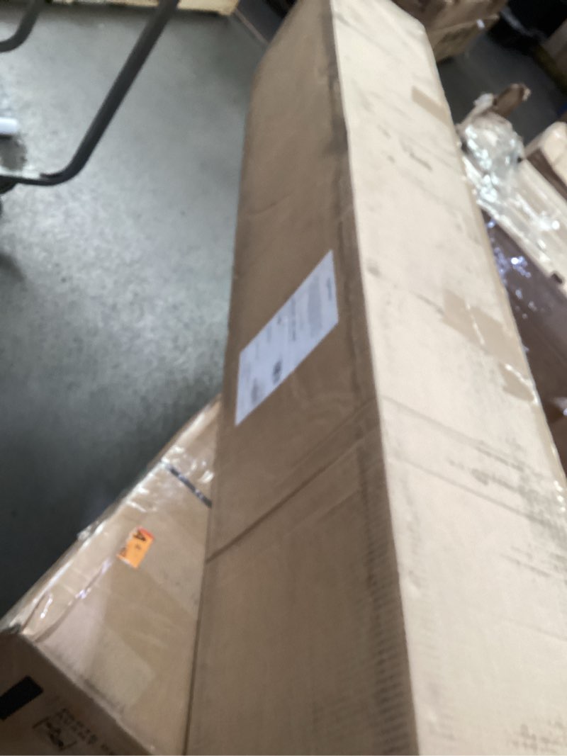 Condition photo showing New/Like New for Amazon Basics Smart Box Spring Bed Base, 9-Inch Height Mattress Foundation, Tool-Free Easy Assembly, King, 79" L x 75.5" W x 9" H, White King(79"L x 75.5"W) 9-Inch Height