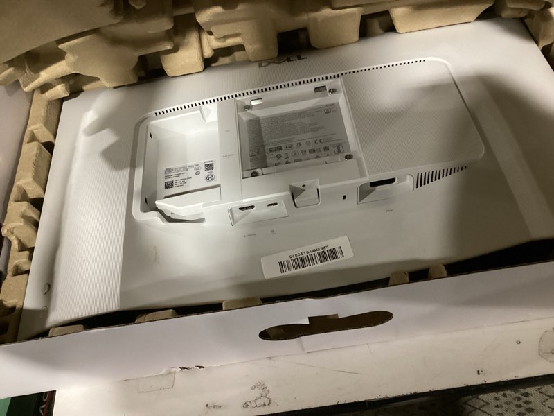 Condition photo showing As Is for Dell 27 Plus 4K USB-C Monitor - S2725QC - 27-inch 4K (3840 x 2160) 120Hz 16:9 Display, AMD FreeSync Premium, sRGB 99%, Integrated Speakers, 1500:1 Contrast Ratio, Comfortview - Ash White 27 Inches S2725QC USB-C