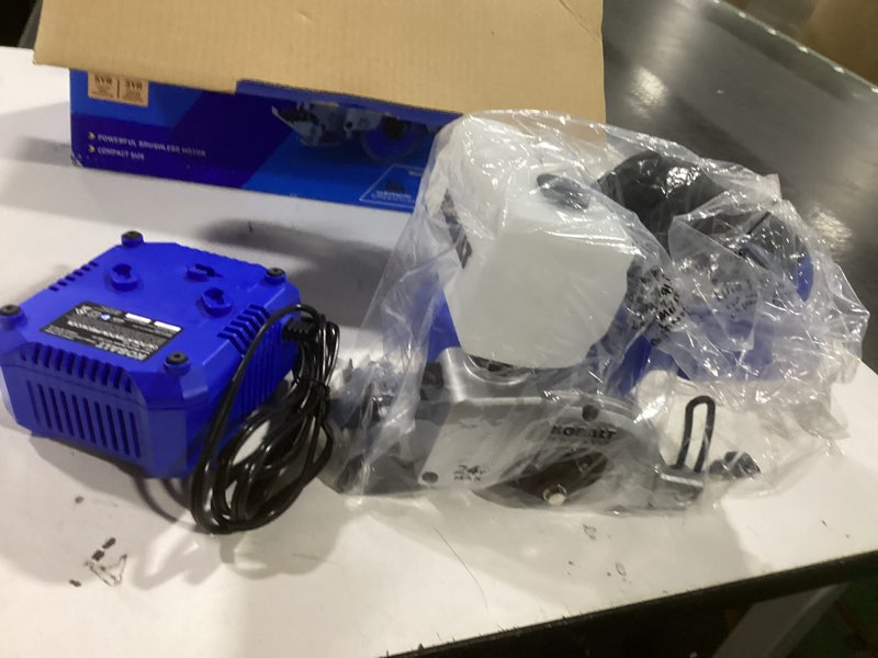 Condition photo showing As Is for Kobalt 24V 4-in -Blade Cordless Handheld Tile Saw ( Battery Included )