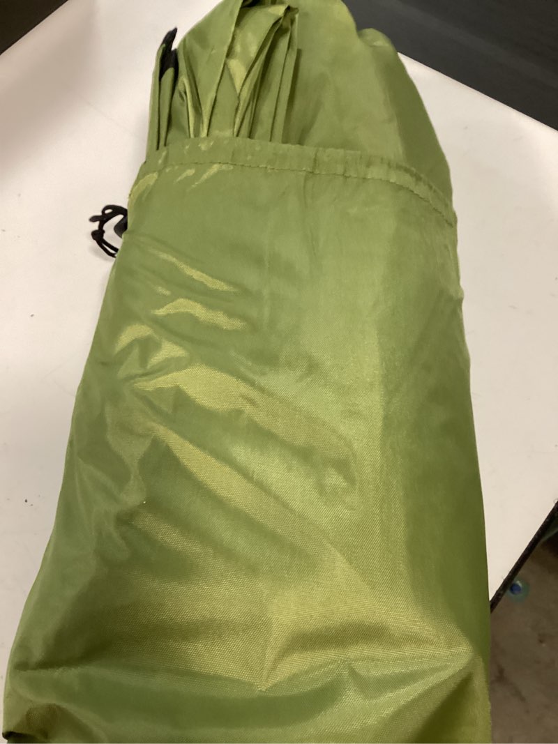 Condition photo showing Good Condition for wonenice 10' x 13' waterproof camping tarp - lightweight hammock rain fly for backpacking, hiking, travel - windproof shelter, compact & durable tent tarp cover army green