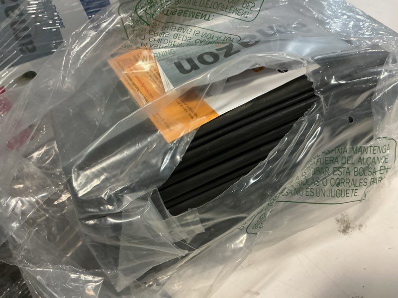 Condition photo showing Good Condition for Black Plastic Table Cloth Rectangle Table 40 Pack, 54''×108'' Tablecloth for Graduation Decorations Class of 2025, Table Cloth for Disposable Use, Table Cover for Holiday Party, Gathering Black 54" x 108" - 40 Packs