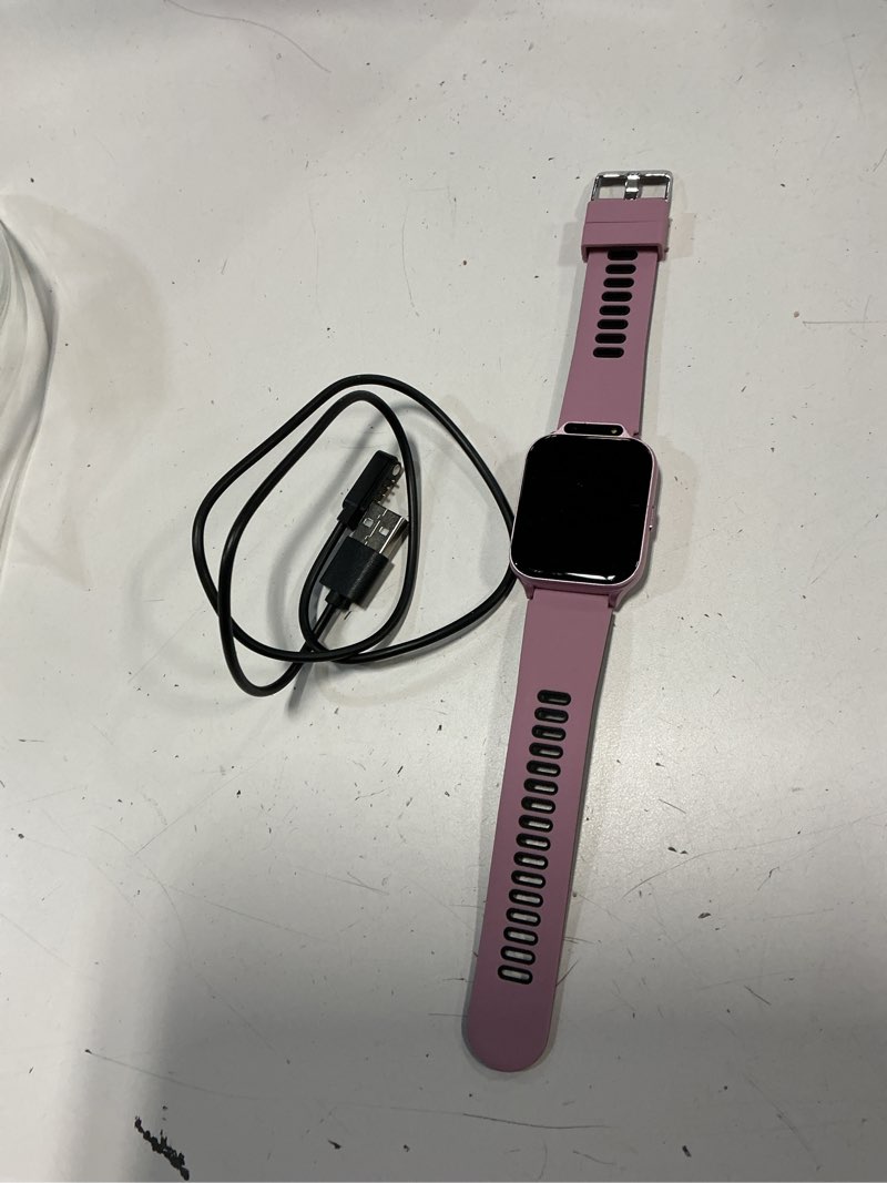 Condition photo showing Good Condition for smart watch for kids 1.85" with fitness tracker, sleep monitor, 22/100+ sport modes, diy dial, ip68 waterproof, step counter, heart rate, camera, with/without app, gift for 3-12 years old girls purplish pink classic