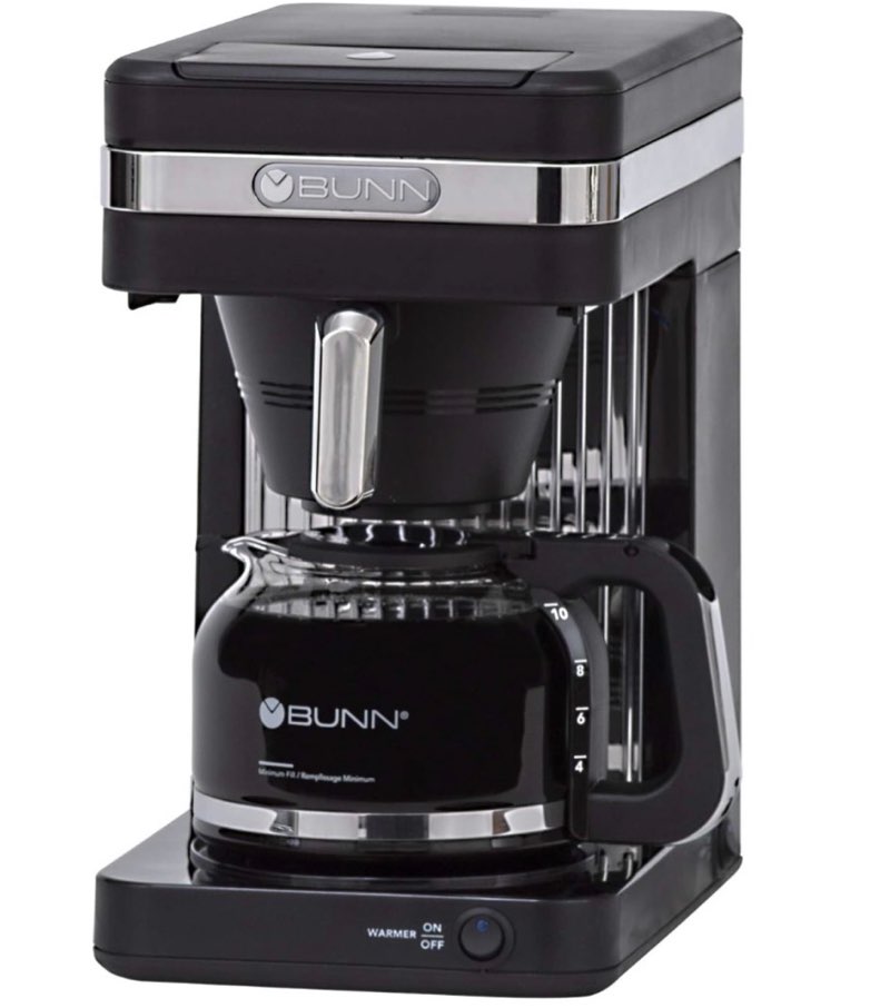 bunn csb2b speed brew elite 10-cup coffee maker, black/sst
