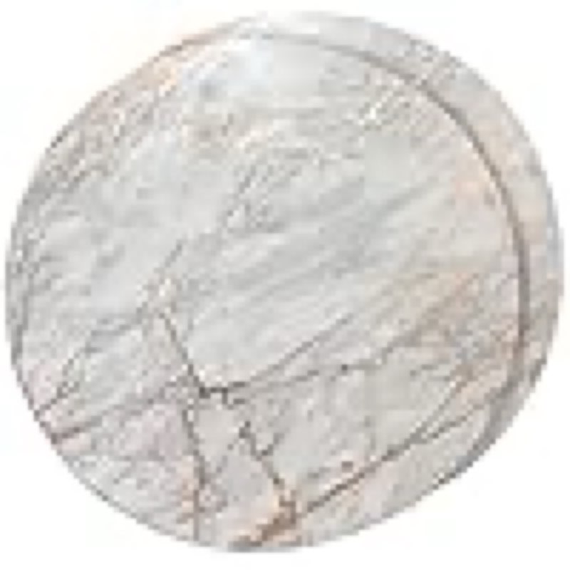 dainty home rose gold marble round cork placemats - heat resistant placemats, non-slip, easy clean placemats for elegant dining - 15"x15" set of 2 - perfect for stylish, modern homes
