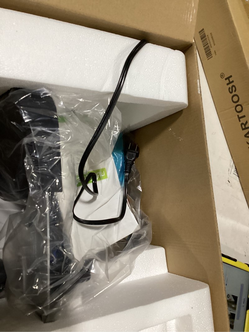 Condition photo showing Good Condition for Nutrichef Electric Meat Slicer | 200W Automatic Meat, Deli & Bread Slicer | Adjustable Dial for 0-15mm Cutting Range Thickness | Removable 7.5 IN Stainless Steel Blade & Food Pusher for Safety (Black)