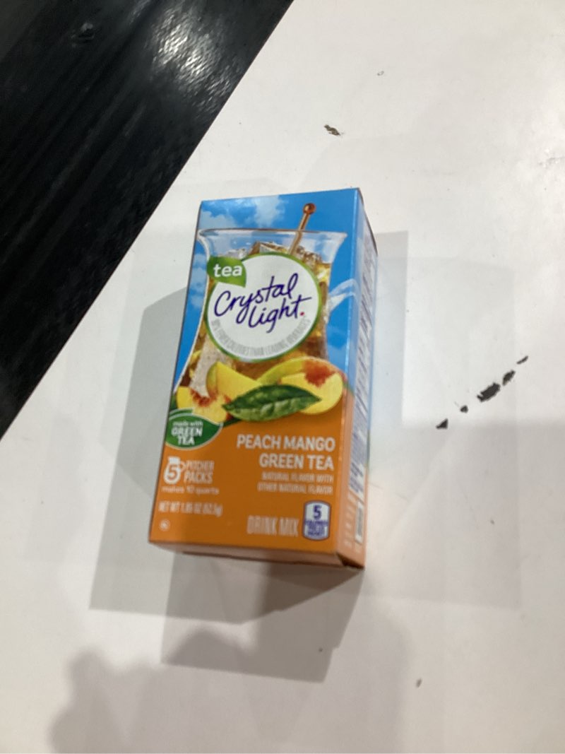 Condition photo showing New/Like New for Crystal Light Green Tea Peach Mango Drink Mix
